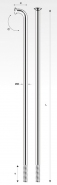 Спиця Pillar P14 274 мм сріблястий