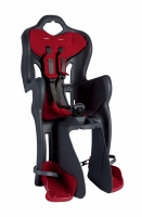 Фото Сидіння дитяче Bellelli B-One Clamp на багажник сірий/червоний