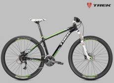 Фото Велосипед Trek-2015 X-Caliber 7 18,5 29 чорно-зелений