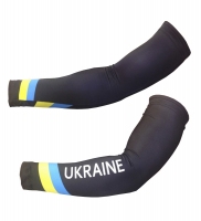 Фото Утеплювачі рук Pro Ukraine чорний/блакитний/жовтий M