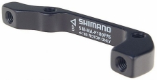 Фото Адаптер гальма Shimano F180P/S для Disk, с болтами крiп., чорний