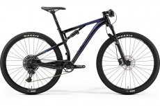 Фото Велосипед MERIDA NINETY-SIX 9.600 (2019) GLOSSY BLACK(BLUE/SILVER)