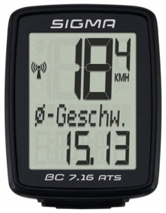 Велокомп'ютер Sigma Sport BC 7.16 ATS фото 56546