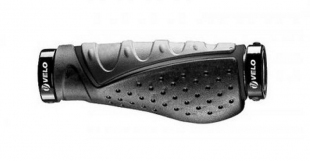 Ручки руля VLG-869AD3 136 мм з замками чорний фото 28995