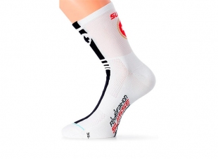 Шкарпетки ASSOS літо suisseOlimpiakos Socks Swiss білий/червоний 42-44 фото 27869