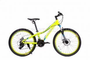Велосипед дитячий Langtu KLT700S 24˝ жовтий/блакитний (Green/Blue) фото 31507
