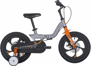 Велосипед TRINX MG1 14" Matt-Grey-Grey-Orange фото 59468