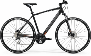 Велосипед Merida CROSSWAY 20-D L(55cм) MATT BLACK(ORANGE) фото 35022