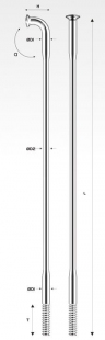 Спиця Pillar PDB1415 292 мм тягнута 2/1.8/2 сріблястий фото 56457