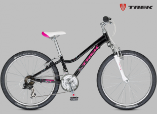 Велосипед Trek-2015 MT 220 GIRLS чорно-рожевий (Flaming Rose) фото 10279