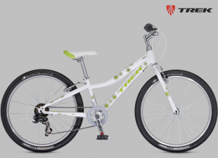 Велосипед Trek-2015 MT 200 GIRLS біло-жовтий (White/Apple) фото 13324