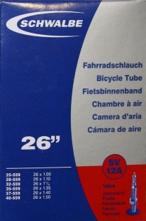 Камера Schwalbe SV12A 26x1.10-1.50 40мм FV фото 58711