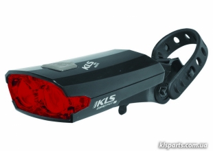 Мигалка задня KLS Index USB чорний фото 26883