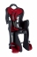 Сидіння дитяче Bellelli B-One Clamp на багажник сірий/червоний фото 0