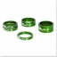 Проставочні кільця під вилку, XLC AS - A02 зелені , 1 1/8 "