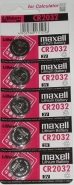 Батарейка CR2032 MAXELL 3V (1шт.)