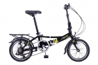 Велосипед складаний Langtu KH017 16˝ матовий сірий/жовтий (Matt Grey/Yellow)