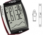 Подробиці про Велокомп'ютер VDO M6 WL бездротовий,+датчик пульсу, чорно-білий з доставкою по Одесі за ціною 4 105 грн