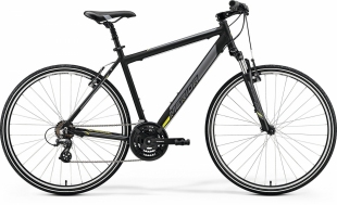 Велосипед Merida CROSSWAY 10-V XL(58cм) MATT BLACK(YELLOW) фото 35075