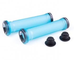 Ручки руля FireEye Stripper No.2 140 мм з замками прозоро-синій фото 58414
