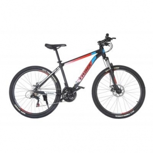 Велосипед TRINX M100 26"x17" Matt-Black-Red-White фото 59470