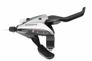 Манетка/гальмівна ручка Shimano ST-EF65 права 8-шв. сріблястий фото 54495