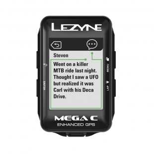 Велокомп'ютер LEZYNE MEGA СOLOR GPS чорний фото 57710