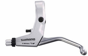 Гальмівна ручка Shimano BL-M421 V-brake права сріблястий фото 58383