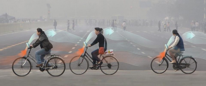 У Китаї створили велосипеди-клінери...